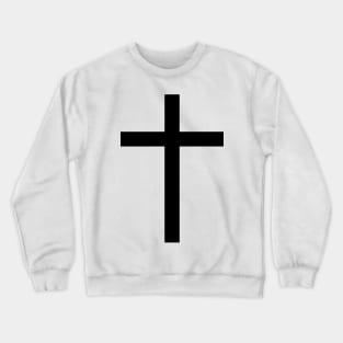 Latin cross (black) Crewneck Sweatshirt